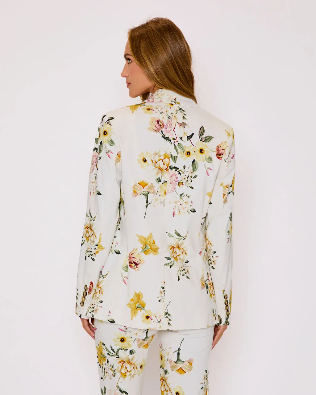 Honey Morning Floral Print Blazer sold by Vici product image thumbnail 4