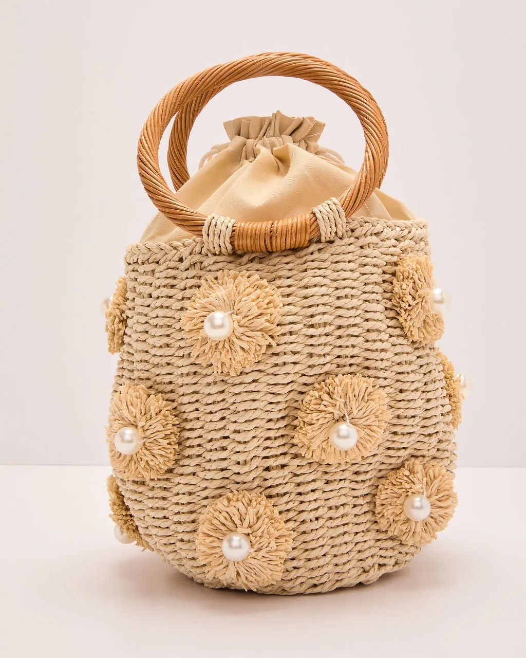 Davena Woven Crochet Top Handle Bag sold by Vici product image thumbnail 2