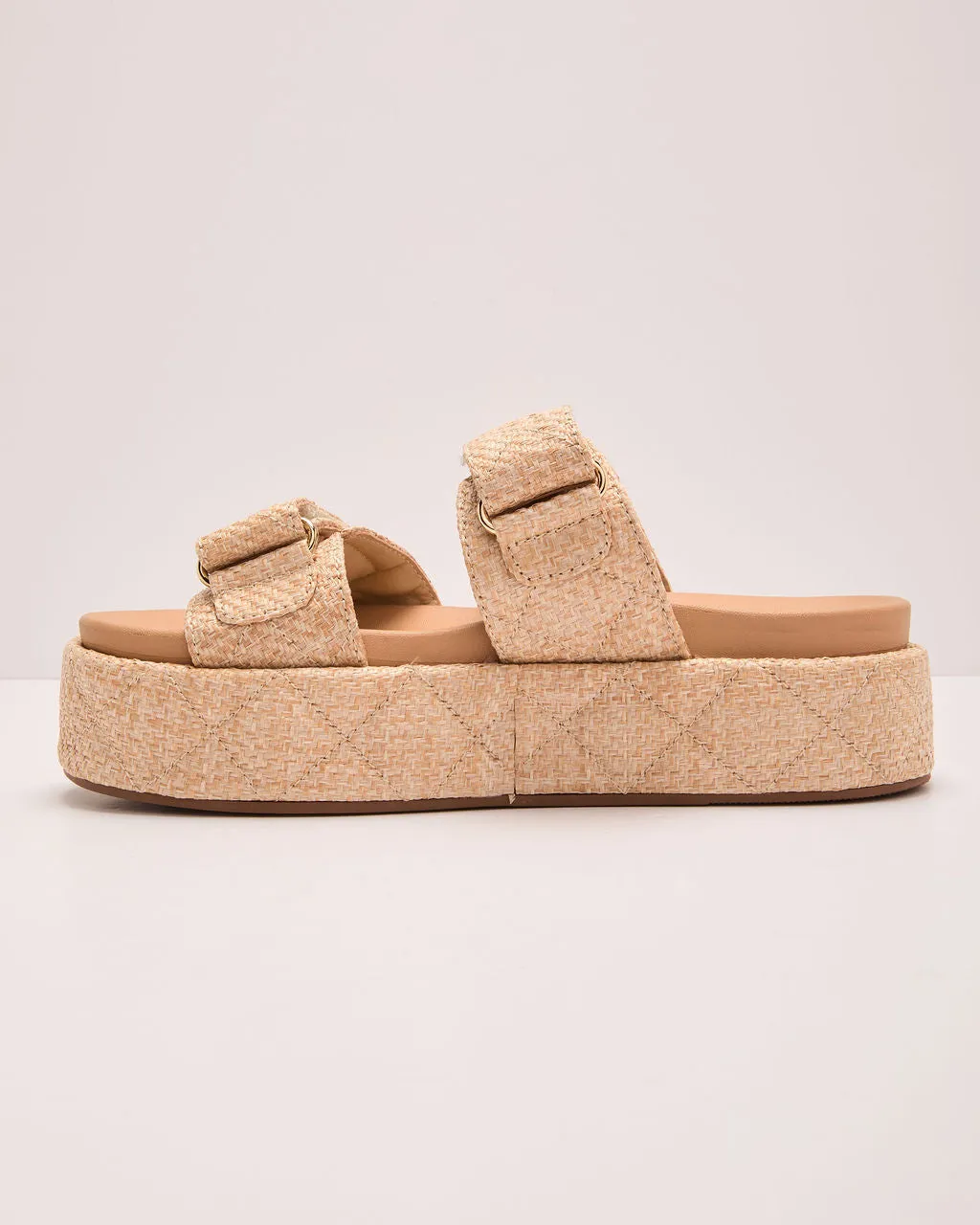 Grazia Raffia Platform Sandals sold by Vici product image thumbnail 3