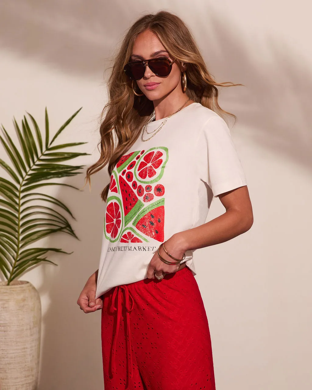 Watermelon Sugar Graphic Short Sleeve Tee sold by Vici product image thumbnail 3