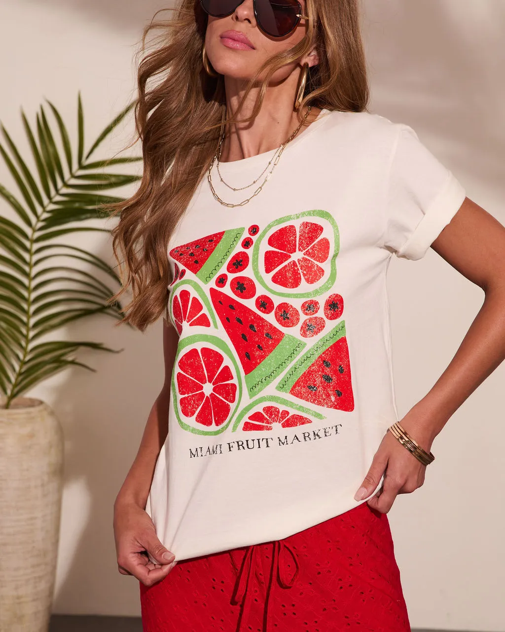 Watermelon Sugar Graphic Short Sleeve Tee sold by Vici product image thumbnail 5