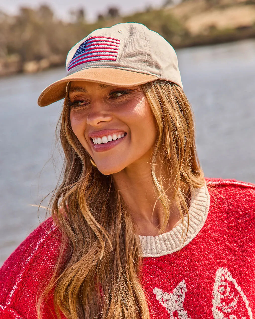 Freedom Belle American Flag Trucker Hat sold by Vici product image thumbnail 4