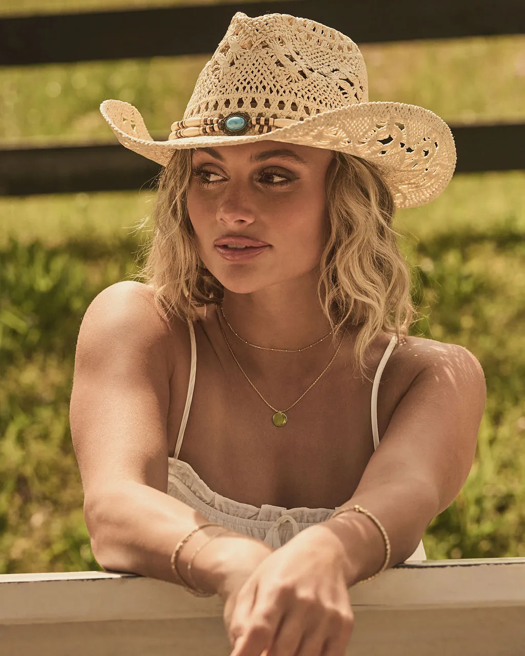 Coastal Cowboy Western Straw Hat sold by Vici product image thumbnail 3