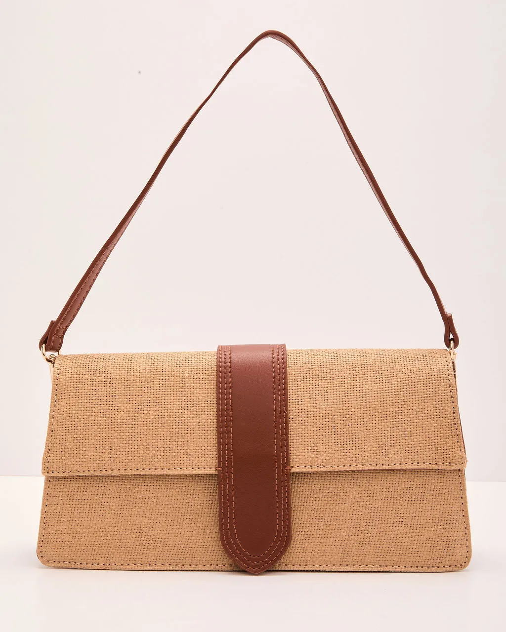 Island Bliss Canvas Vegan Leather Trim Crossbody Bag sold by Vici product image thumbnail 2