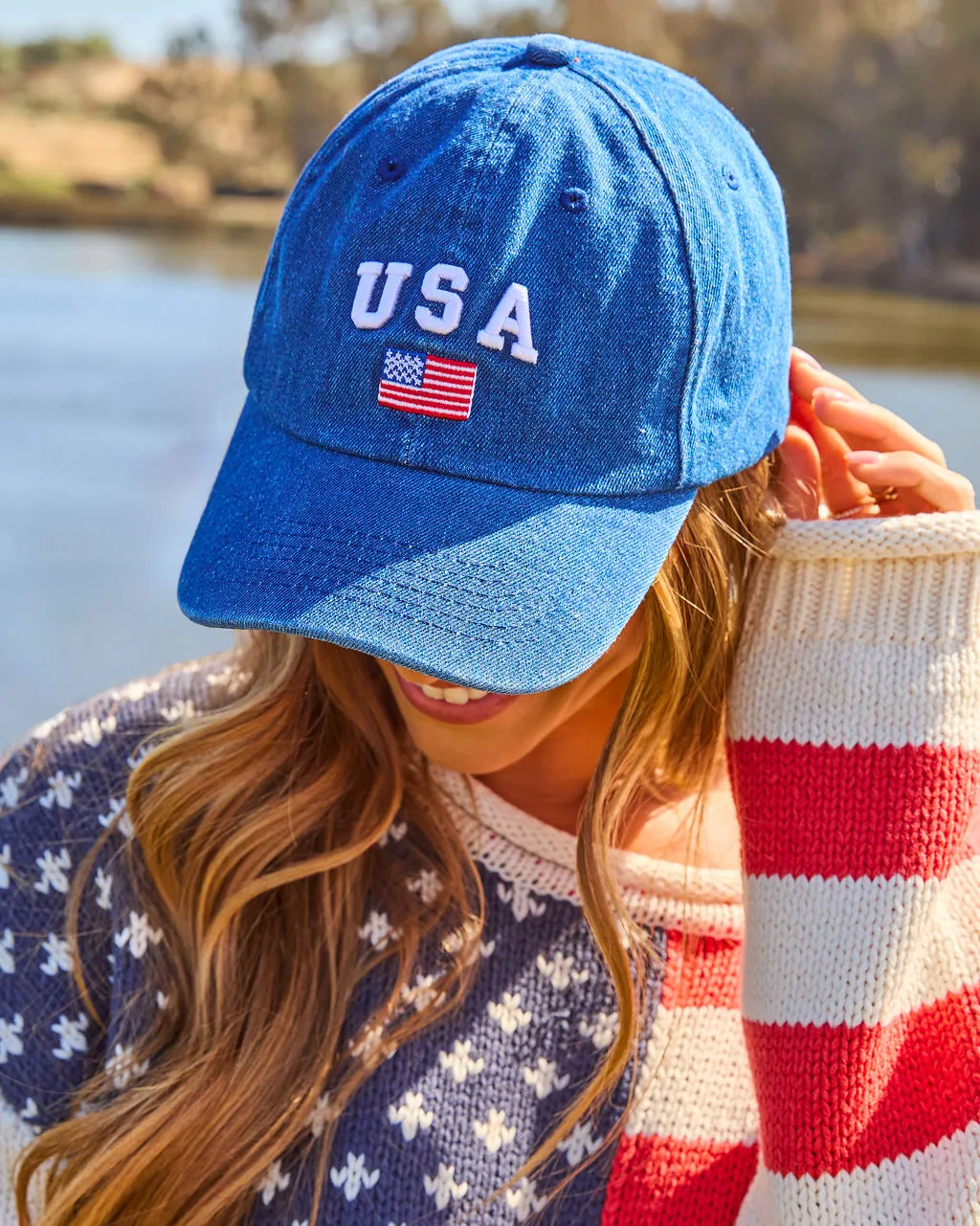 USA Babe Baseball Cap sold by Vici product image thumbnail 4