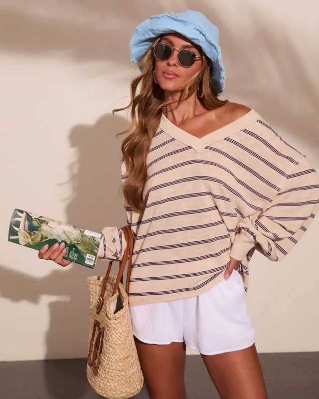 Kindred Morning Relaxed Striped Sweater made by Vici