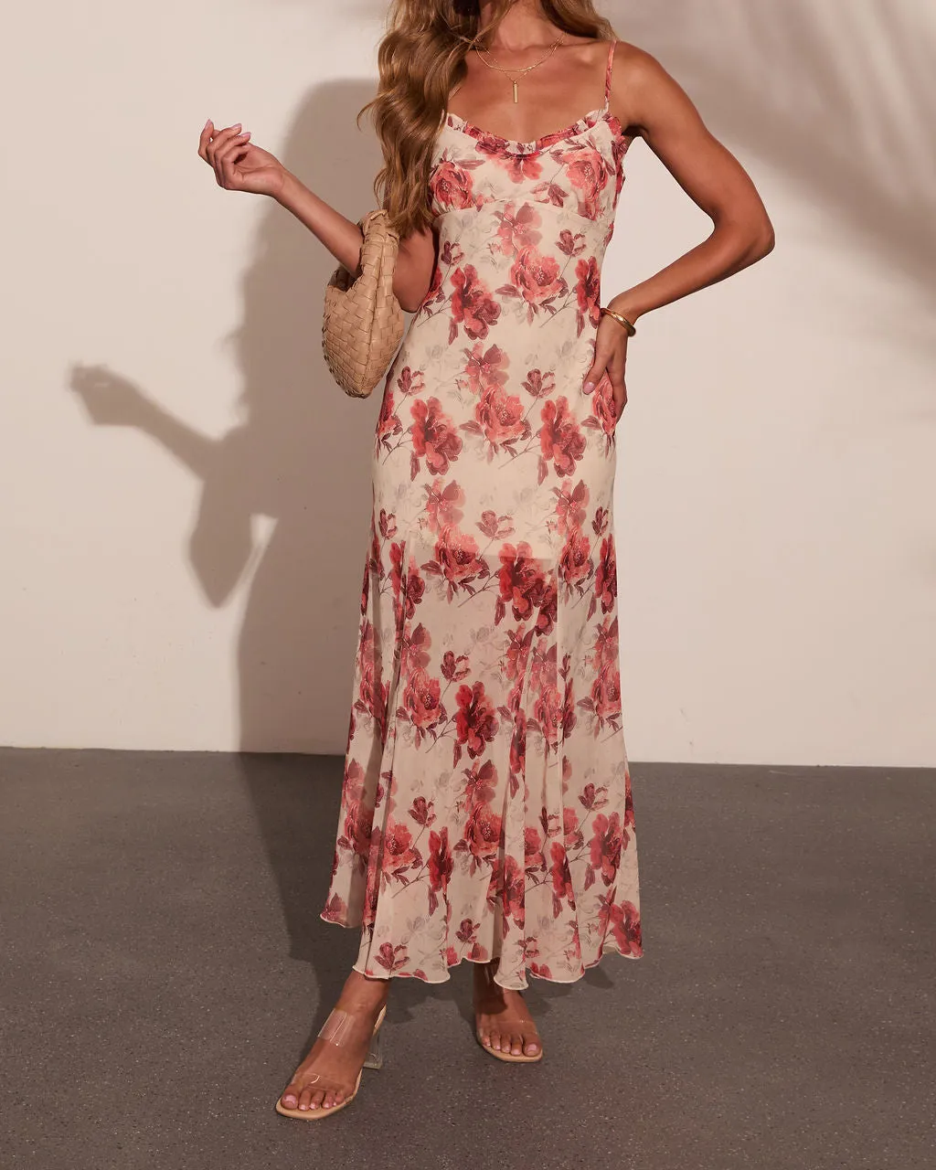 Petal Paradise Slip Floral Maxi Dress sold by Vici product image thumbnail 5