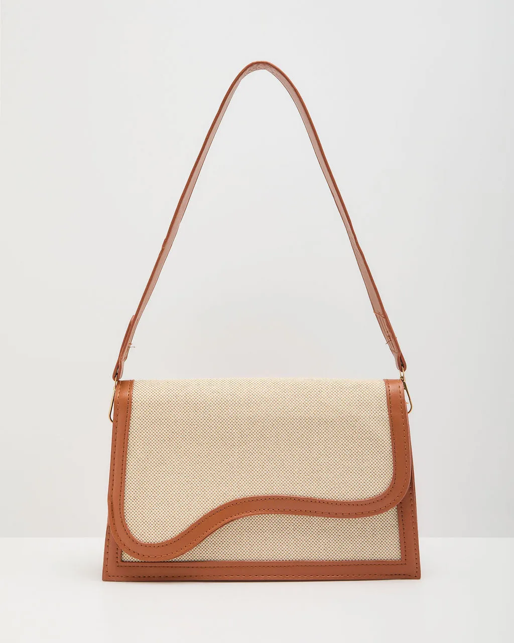 Fresh Gatherings Vegan Leather Trim Crossbody Bag sold by Vici product image thumbnail 2