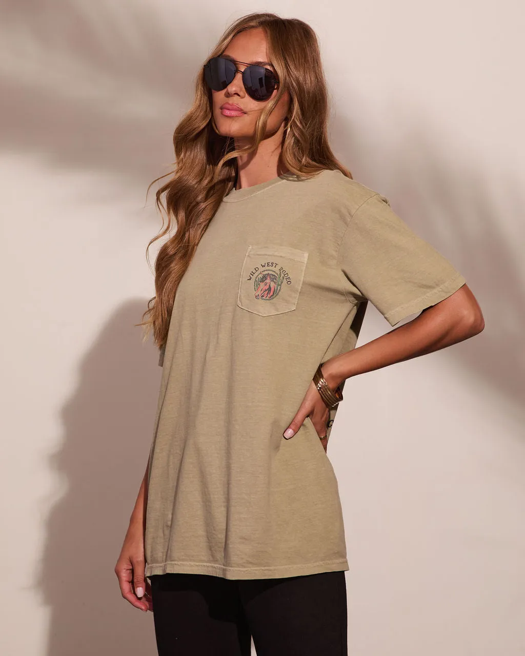 Wild West Rodeo Muse Short Sleeve Graphic Tee sold by Vici product image thumbnail 3