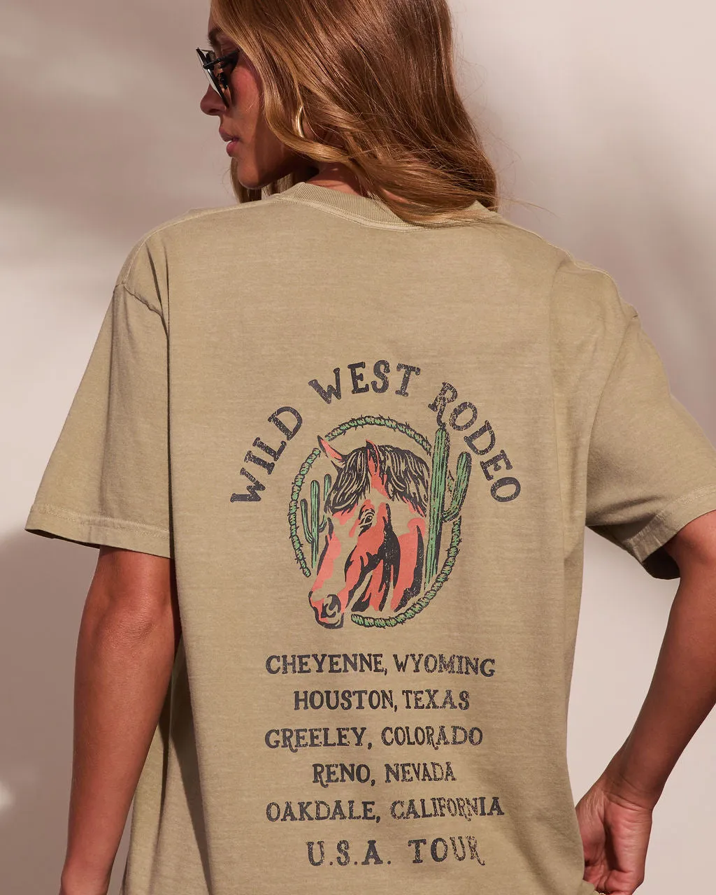 Wild West Rodeo Muse Short Sleeve Graphic Tee sold by Vici product image thumbnail 4