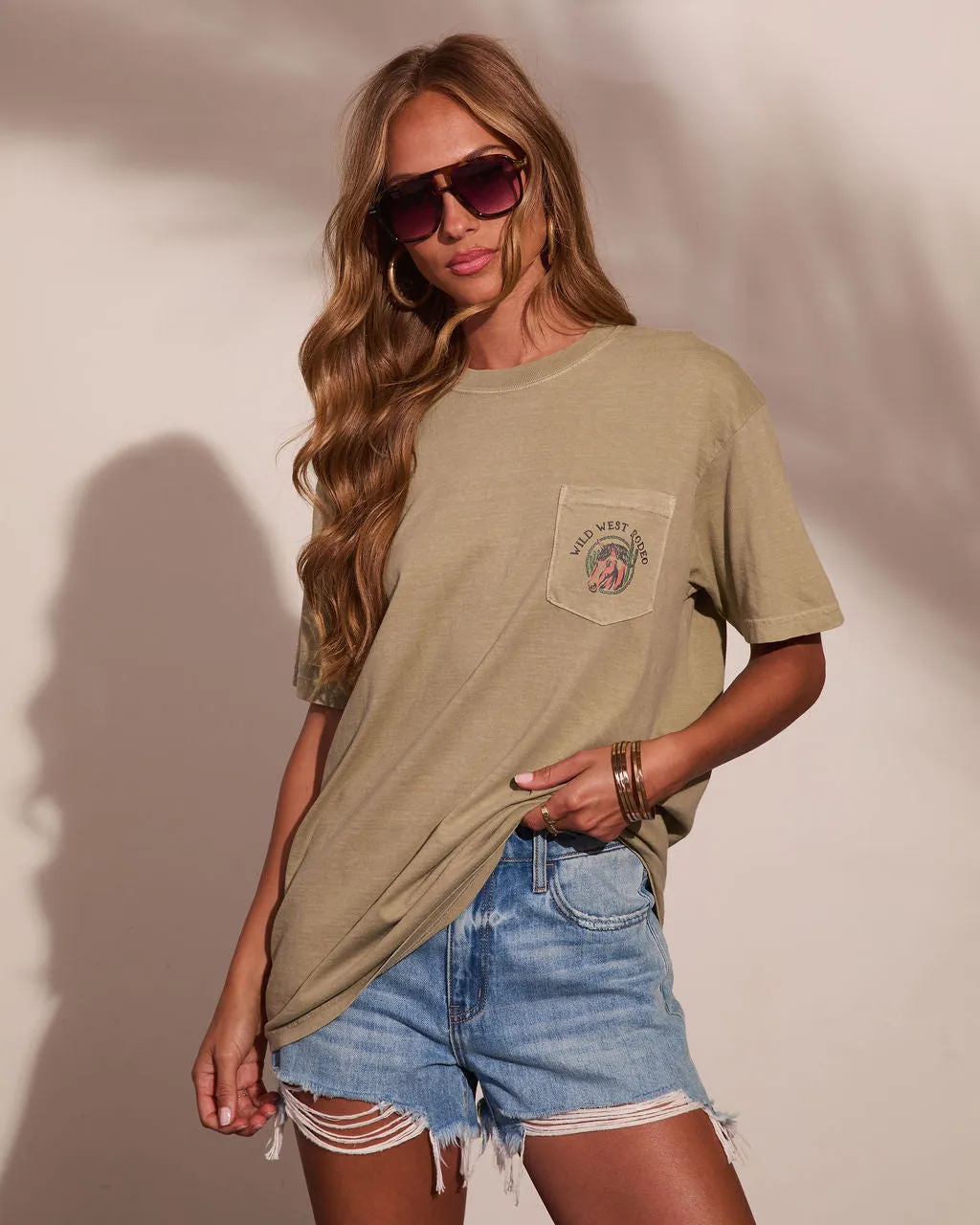 Wild West Rodeo Muse Short Sleeve Graphic Tee sold by Vici product image thumbnail 2