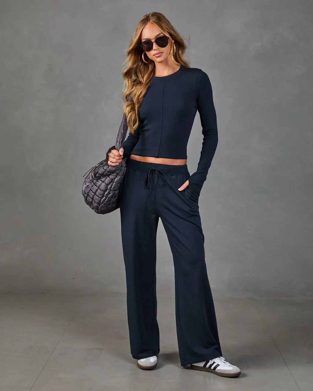 Luxe Routine Ribbed Knit Long Sleeve Top sold by Vici product image thumbnail 2
