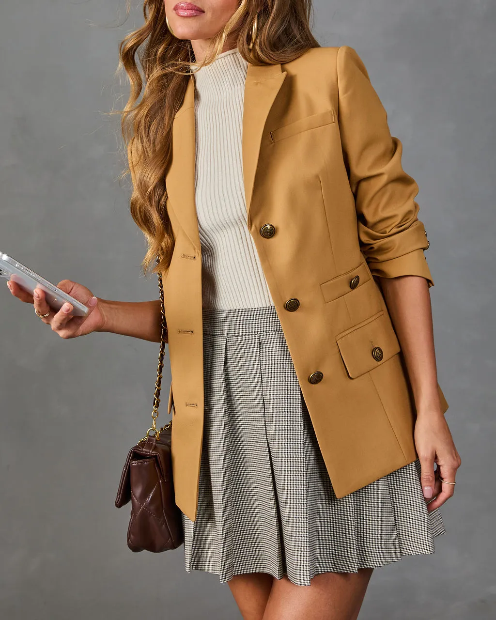 Autumn Crest Double Breasted Blazer sold by Vici product image thumbnail 5