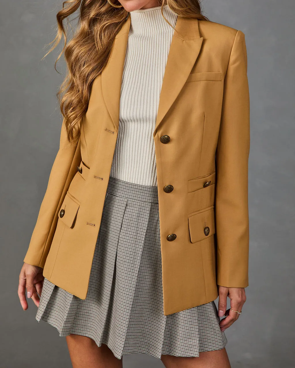Autumn Crest Double Breasted Blazer sold by Vici product image thumbnail 2