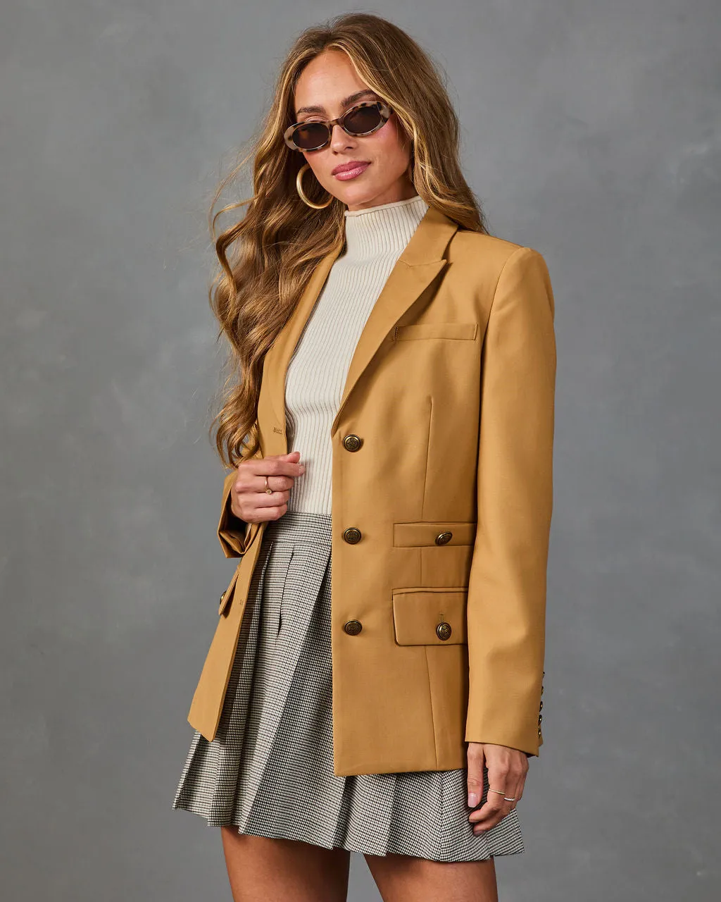 Autumn Crest Double Breasted Blazer sold by Vici product image thumbnail 3