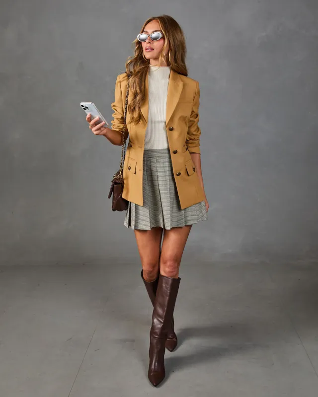 Autumn Crest Double Breasted Blazer made by Vici