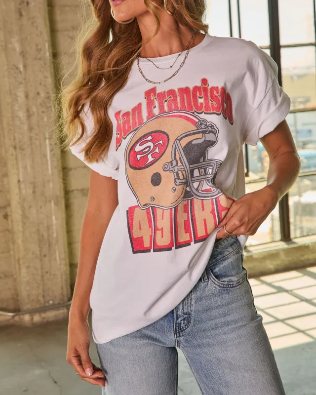 San Francisco 49ers Cotton Graphic Short Sleeve Tee made by Vici