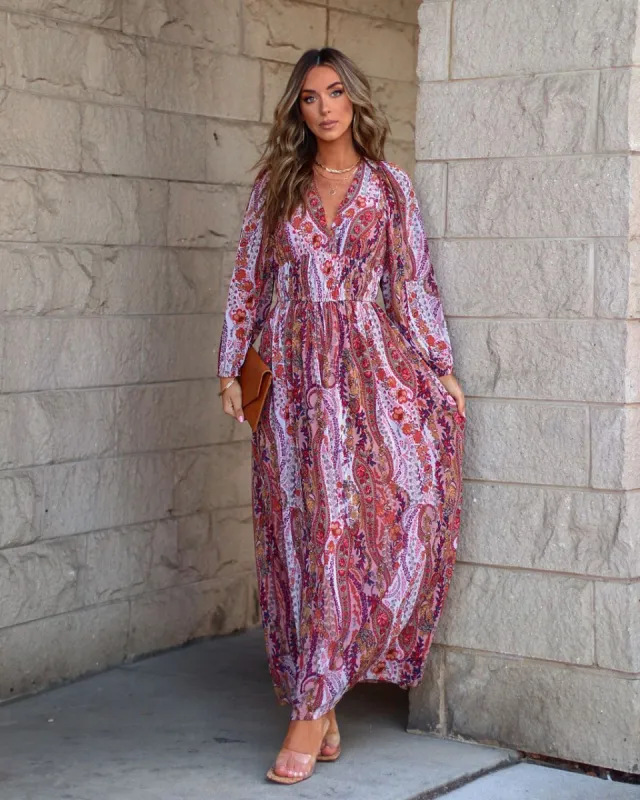 Midnight Sol Floral Maxi Dress - FINAL SALE sold by Vici