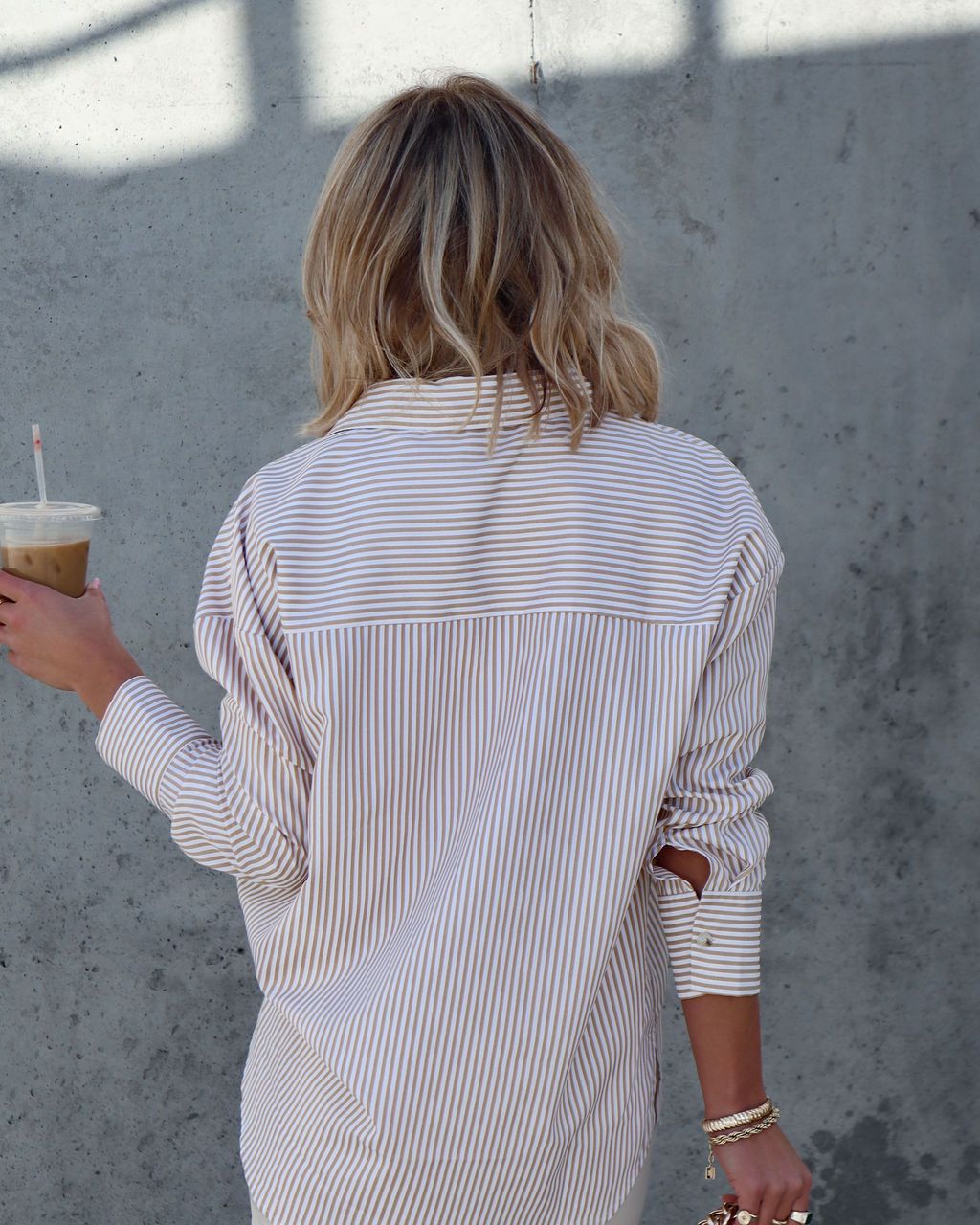 Bettina Stripped Button Down Top - FINAL SALE sold by Vici product image thumbnail 4