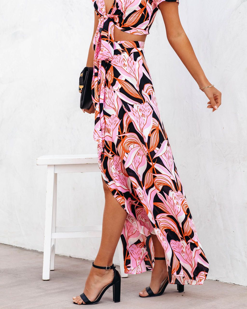 When Tulips Kiss Maxi Skirt - FINAL SALE sold by Vici product image thumbnail 11