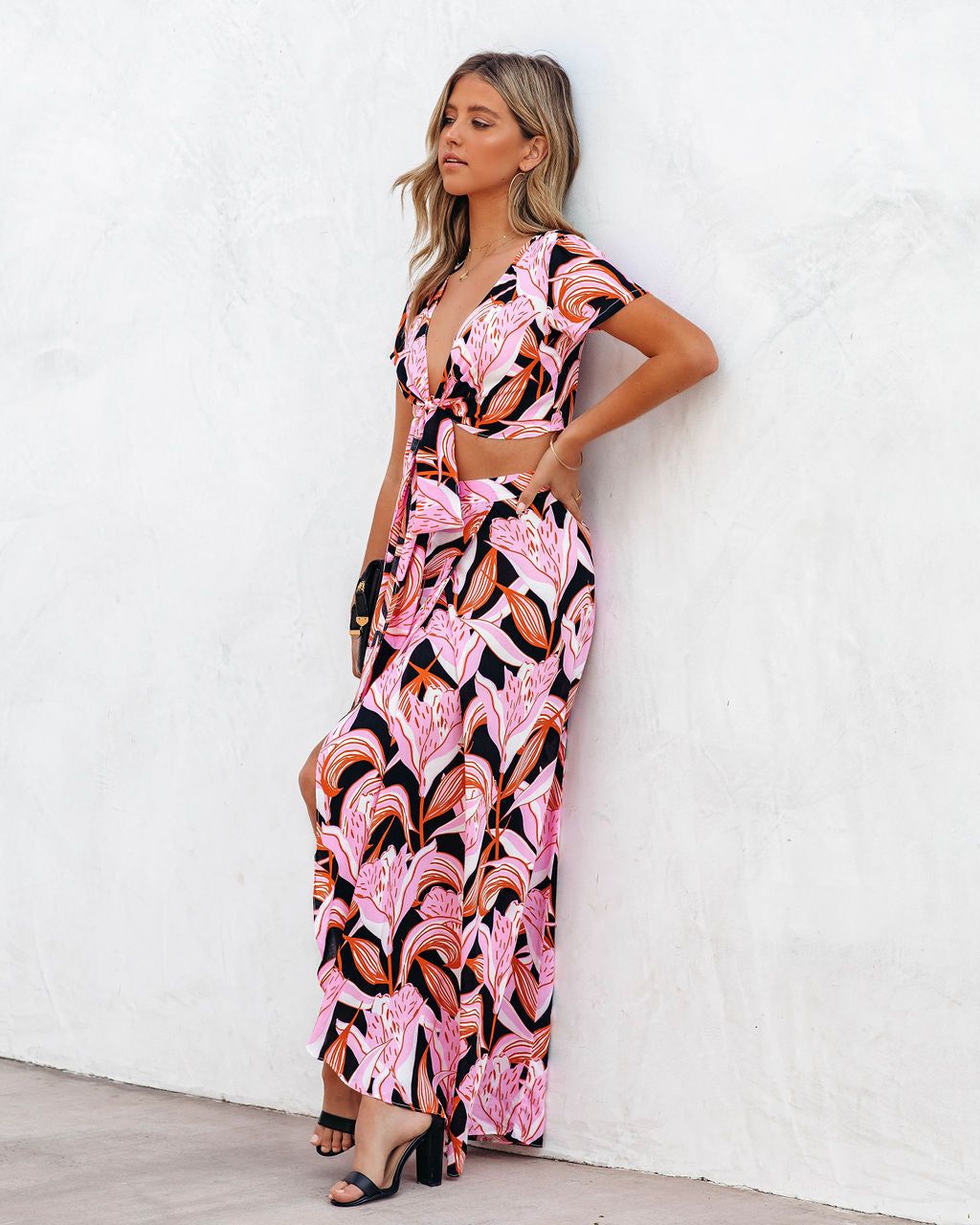 When Tulips Kiss Maxi Skirt - FINAL SALE sold by Vici product image thumbnail 7