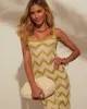 Limestone Printed Crochet Coverup Dress sold by Vici
