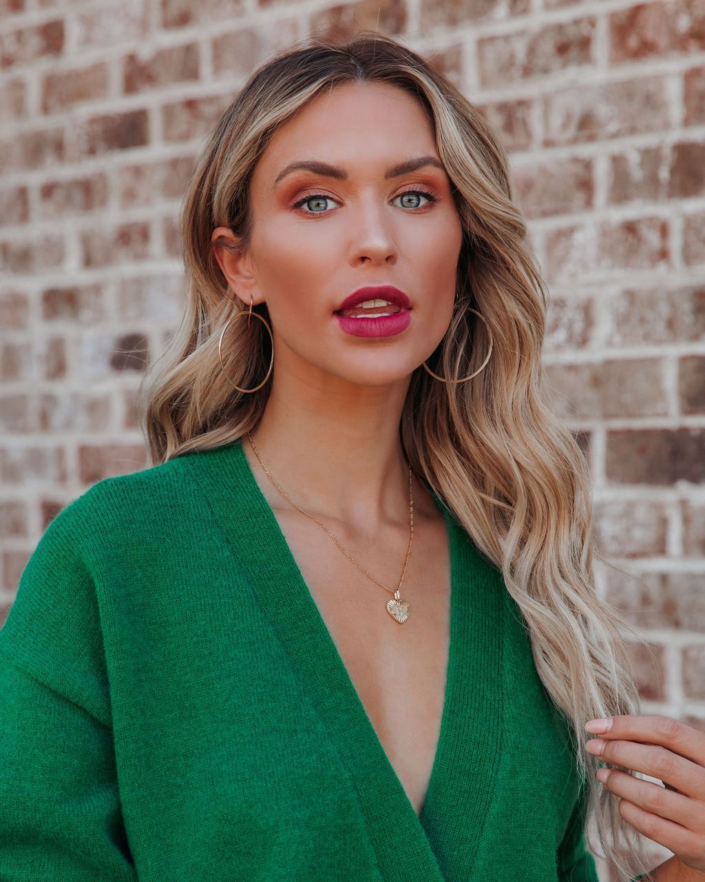 Heart Initial Pendant Necklace sold by Vici product image thumbnail 5