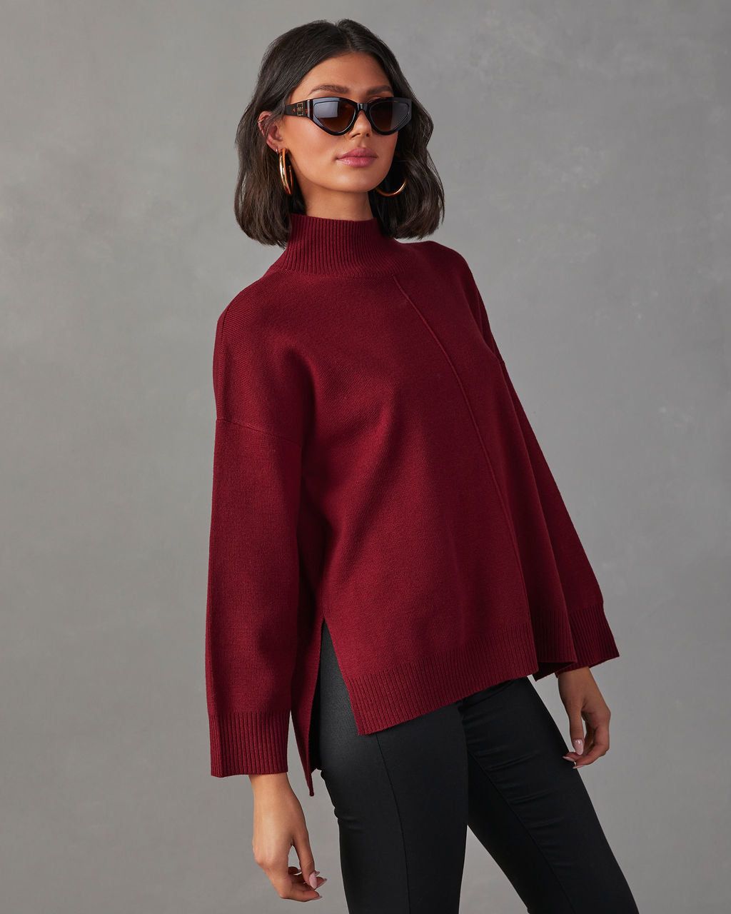 Turtleneck Pullover Sweater sold by Vici product image thumbnail 3