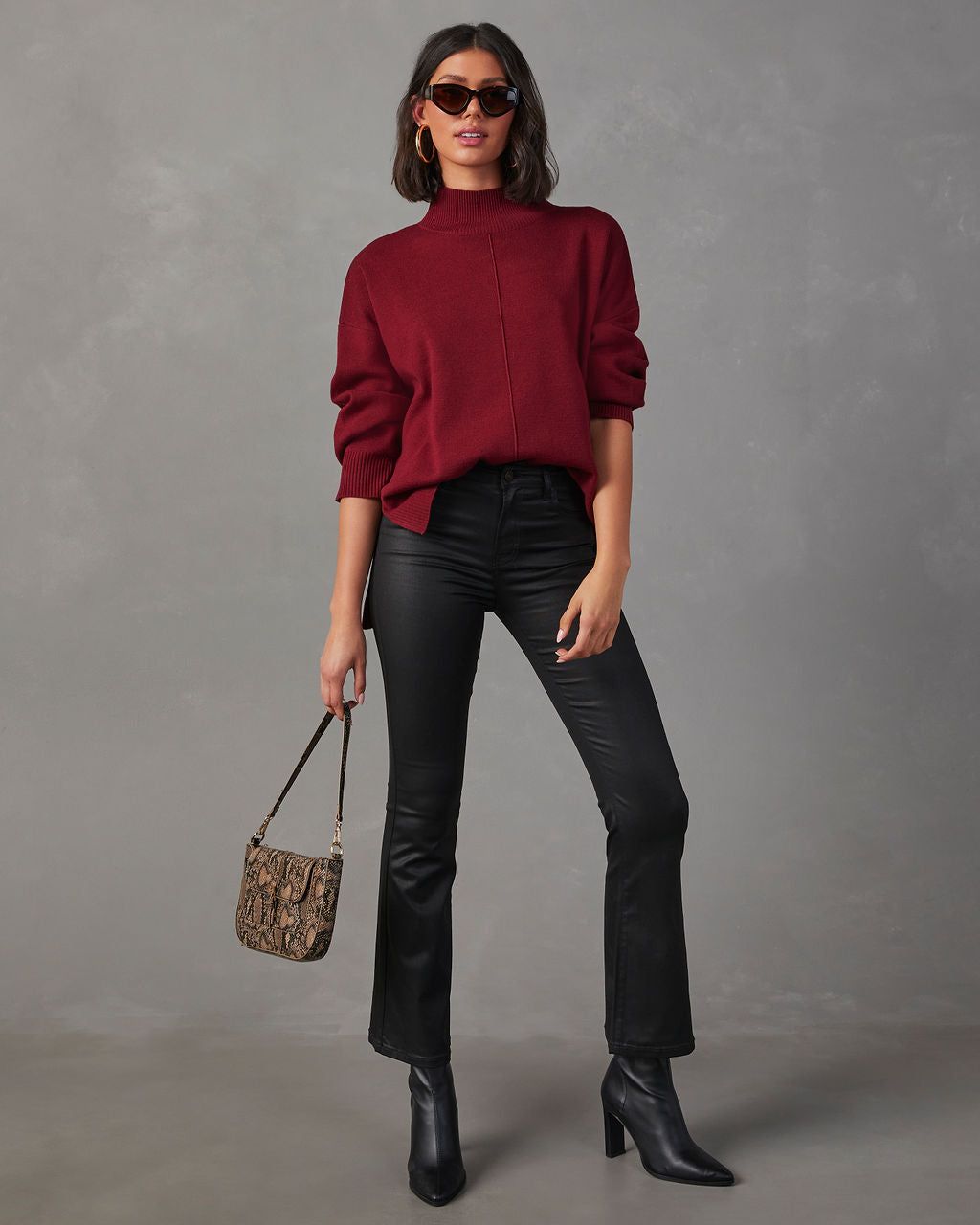 Turtleneck Pullover Sweater sold by Vici product image thumbnail 2