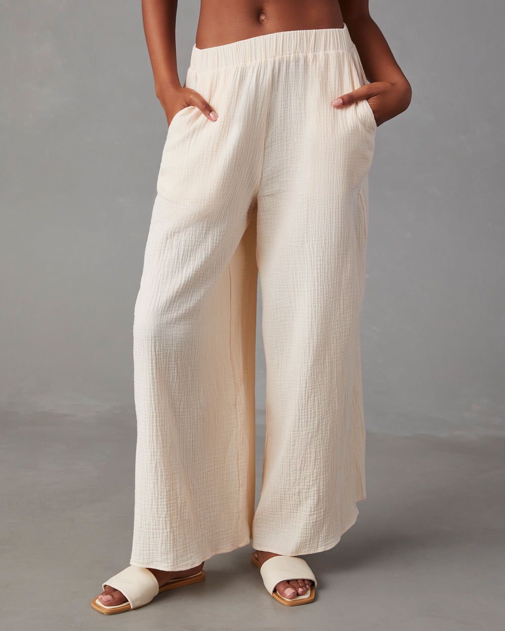 Helsa Pocketed Wide Leg Pants - Blush Pink - SALE sold by Vici product image thumbnail 7
