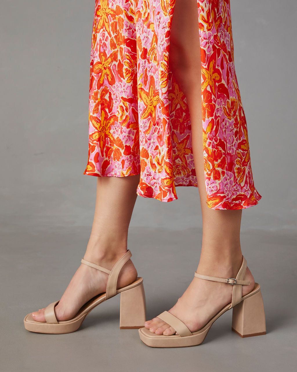 Galway Platform Heels - Taupe - FINAL SALE sold by Vici product image thumbnail 5