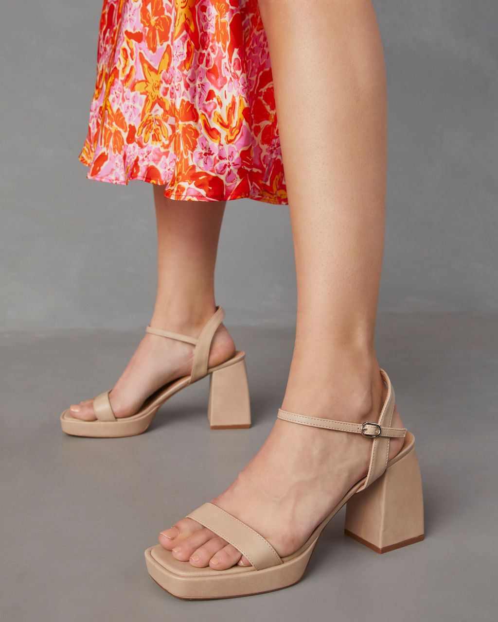 Galway Platform Heels - Taupe - FINAL SALE sold by Vici product image thumbnail 7