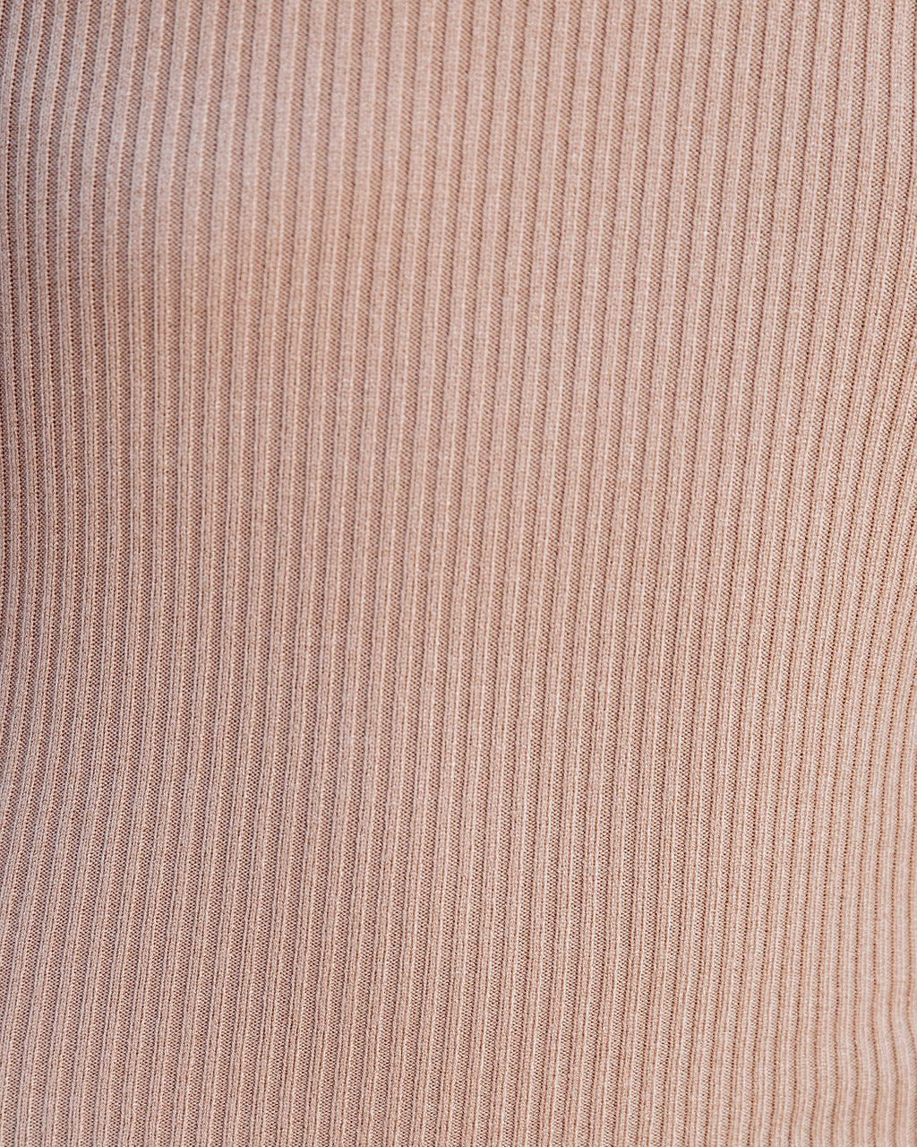 Priscilla Ribbed Knit Bodycon Dress - Nude - SALE sold by Vici product image thumbnail 4