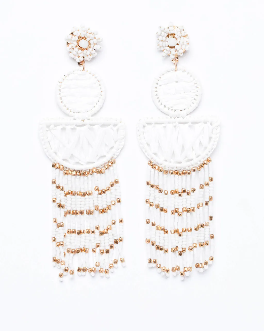 Arabia Beaded Tassel Earrings sold by Vici product image thumbnail 2