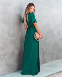 Last Forever Flutter Sleeve Maxi Dress sold by Vici