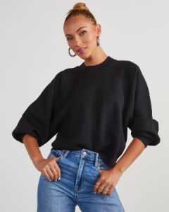Campfire Knit Sweater - Black sold by Vici