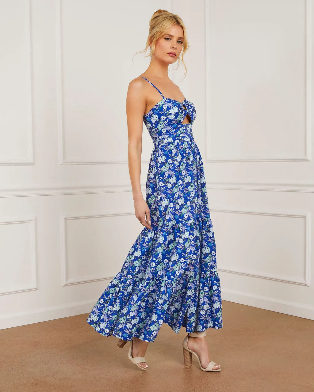 Kacey Sweetheart Tiered Midi Dress sold by Vici product image thumbnail 2