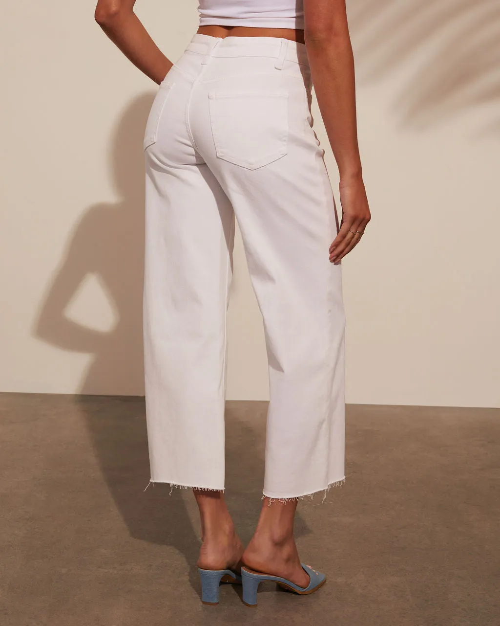 Matilde High Rise Crop Wide Leg Jeans sold by Vici product image thumbnail 5