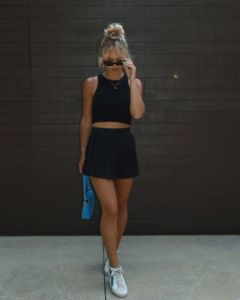 Pleated To Meet You Mini Skirt - Black - FINAL SALE sold by Vici