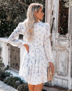 Lovely Day Floral Tiered Ruffle Babydoll Dress - FINAL SALE sold by Vici