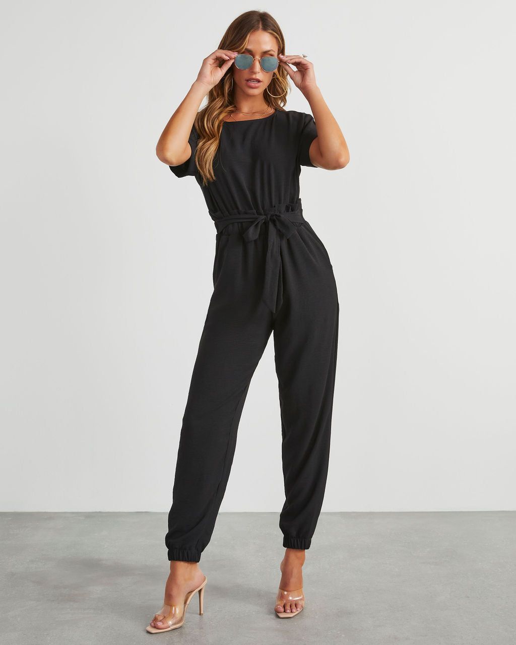 Virginia Pocketed Jumpsuit sold by Vici