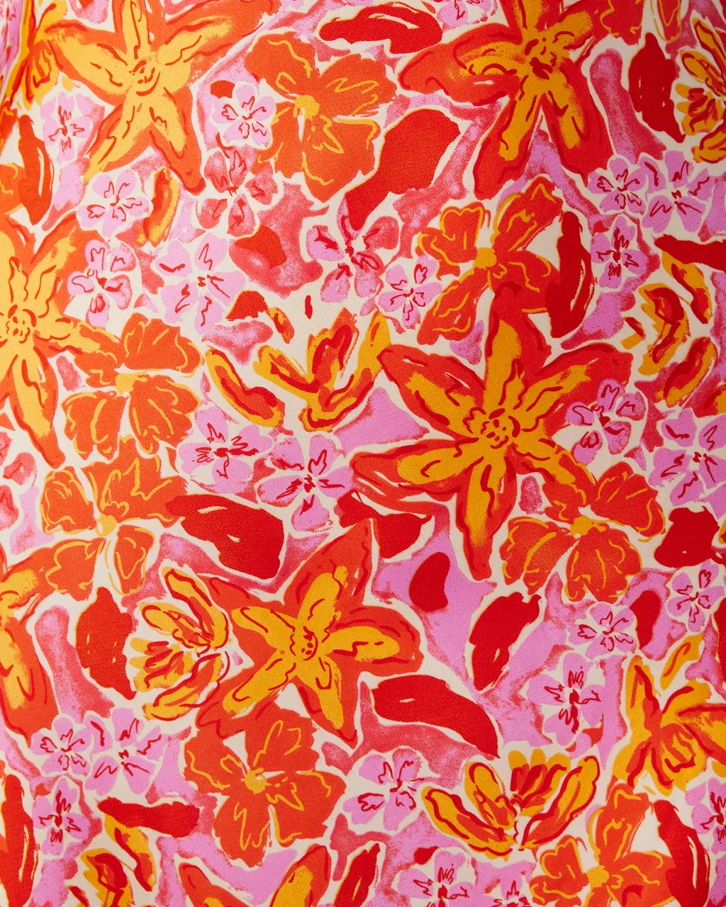 Allen Satin Floral Midi Dress sold by Vici product image thumbnail 3