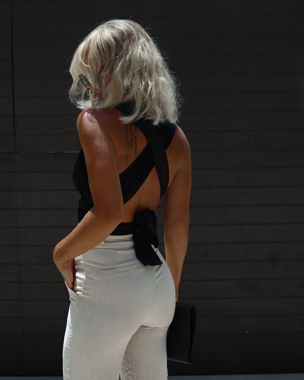 Enya Plunge Neck Sleeveless Bodysuit sold by Vici product image thumbnail 2