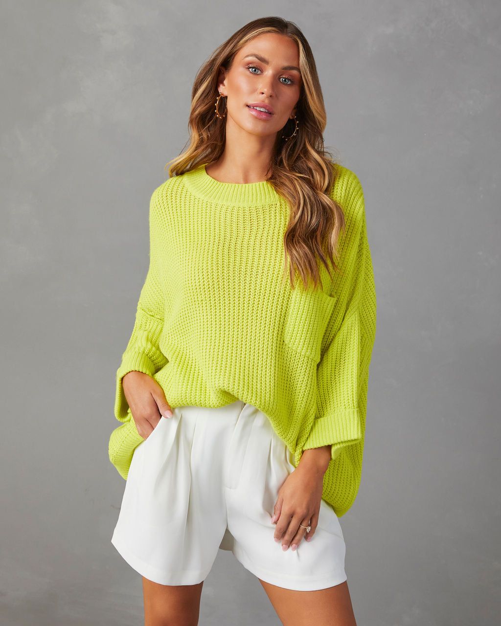 Amata Relaxed Lightweight Sweater sold by Vici product image thumbnail 3