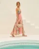 Emilie Border Print Maxi Dress sold by Vici