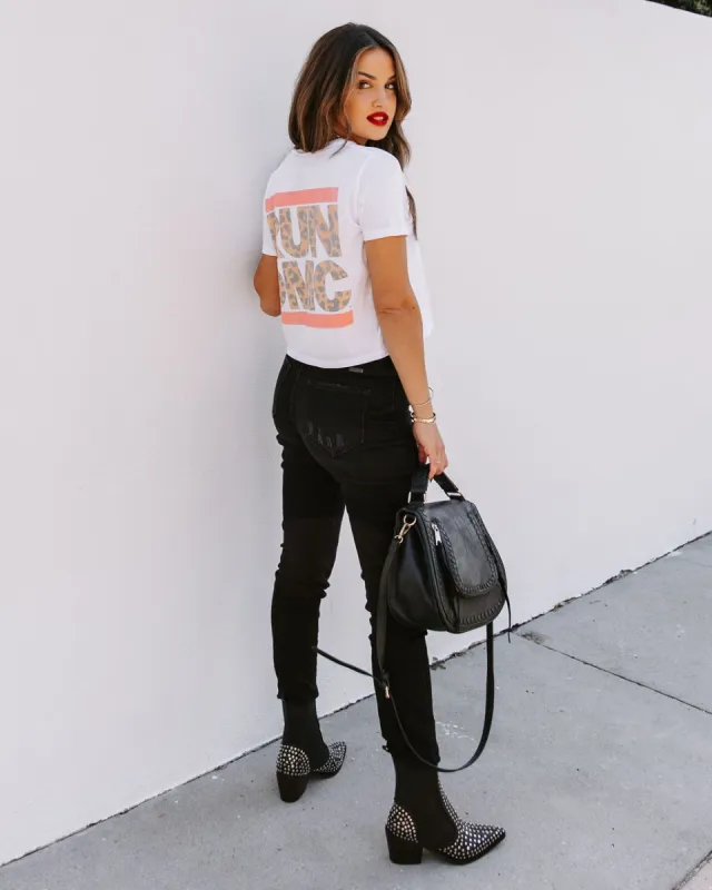 Cropped Run DMC Cotton Tee - FINAL SALE sold by Vici