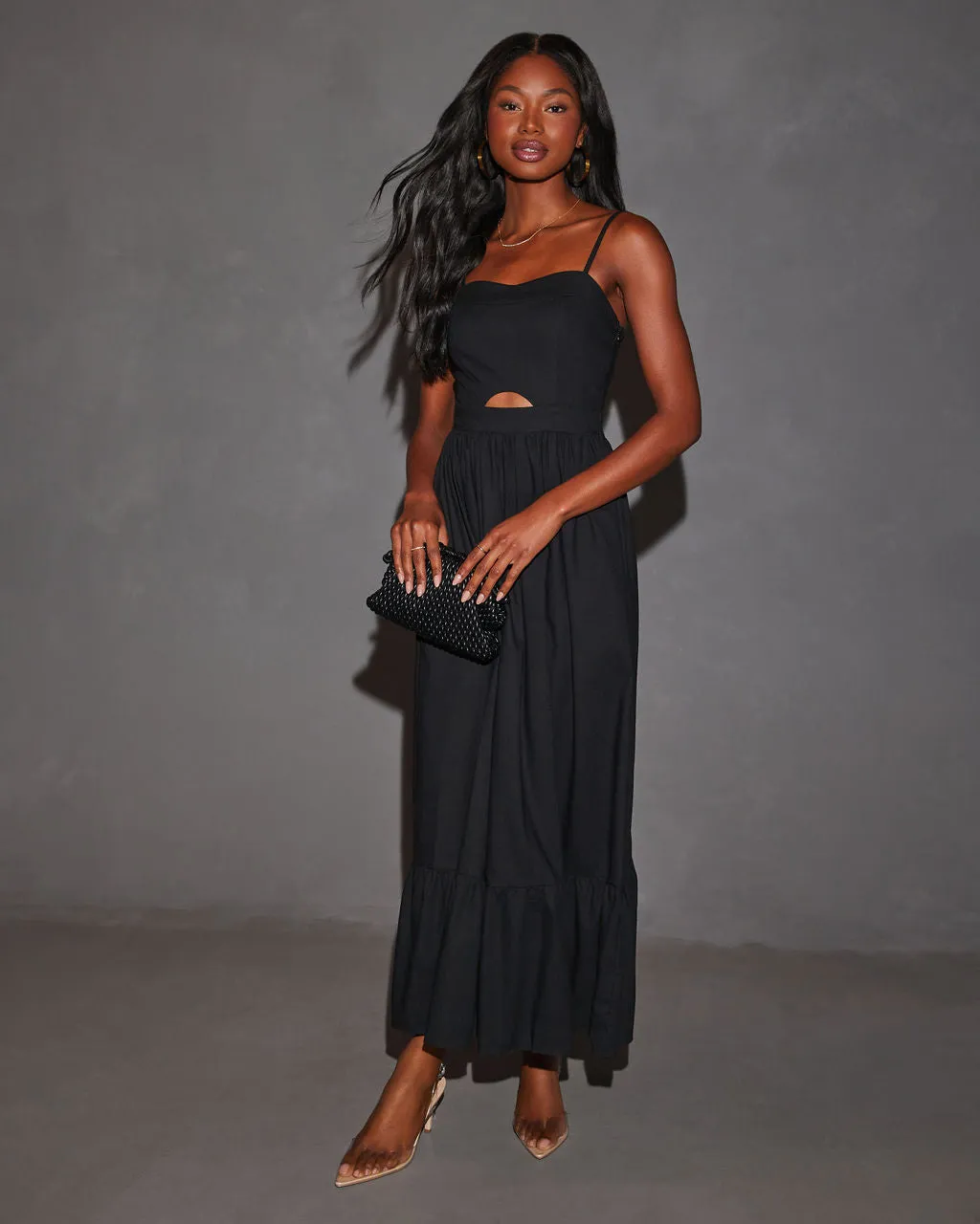 Eleanor A-Line Front Cutout Maxi Dress sold by Vici product image thumbnail 3