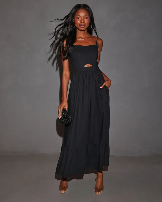 Eleanor A-Line Front Cutout Maxi Dress sold by Vici