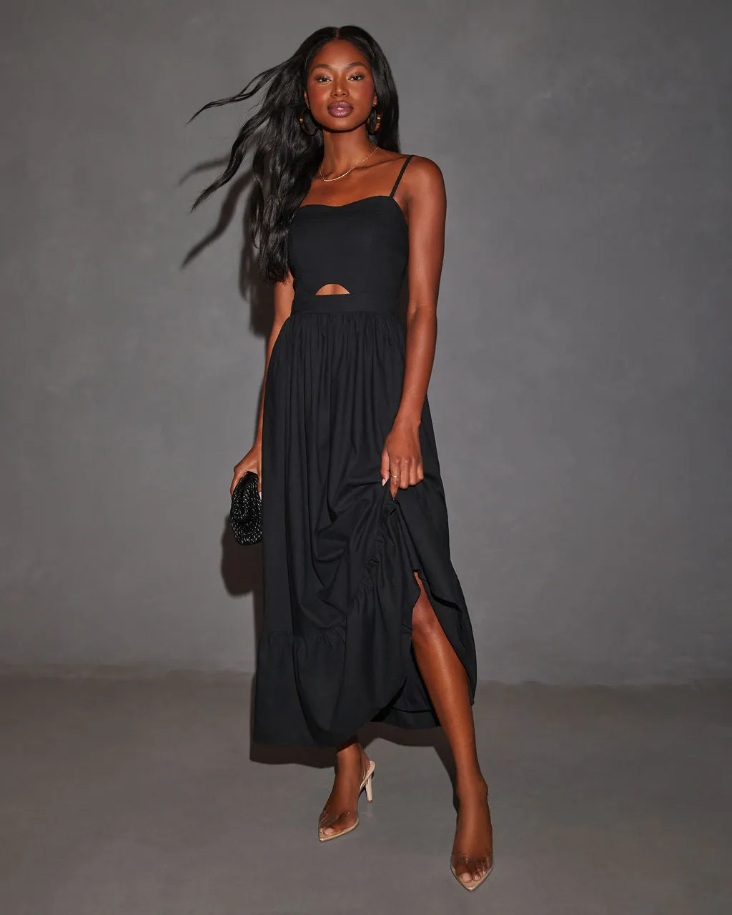 Eleanor A-Line Front Cutout Maxi Dress sold by Vici product image thumbnail 5