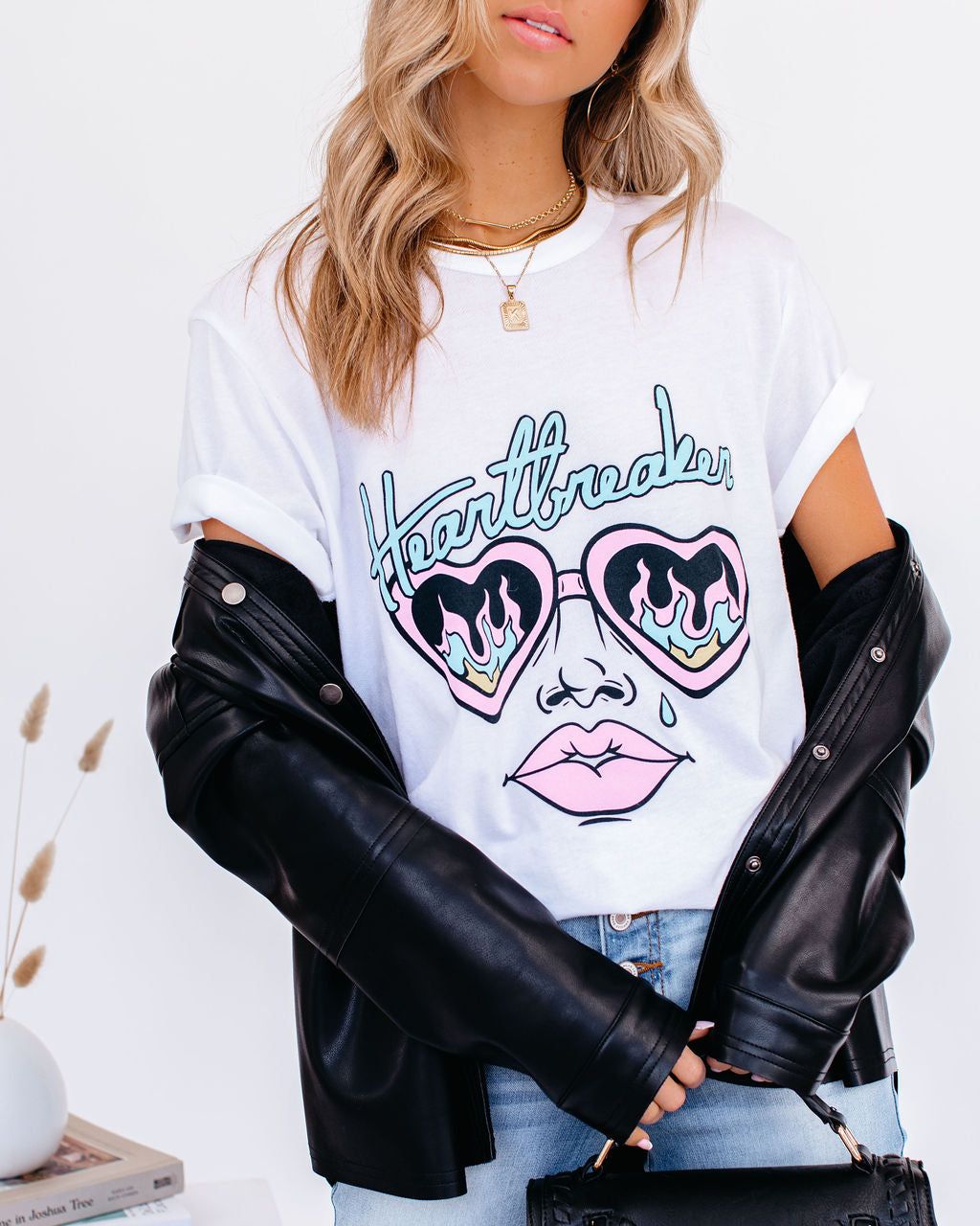 Heartbreaker Vision Cotton Blend Tee - FINAL SALE sold by Vici